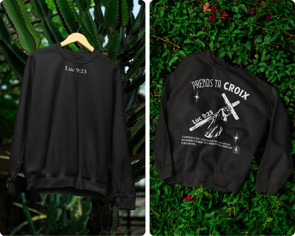 Sweatshirt Luc 9:23 Le 14e Apôtre